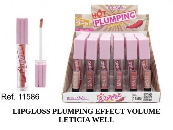 lipgloss plumping effect volume Leticia Well