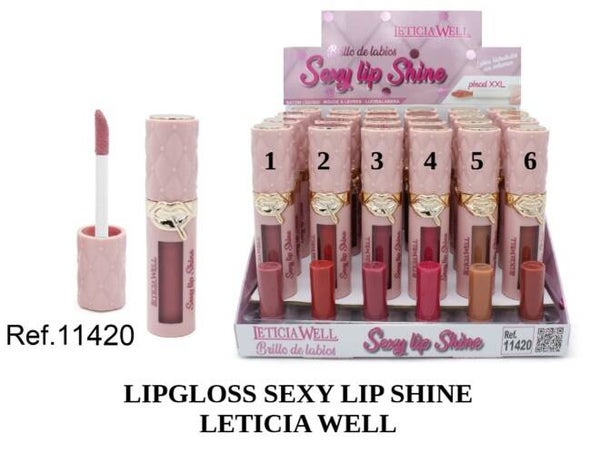 lipgloss sexy lip shine Leticia Well