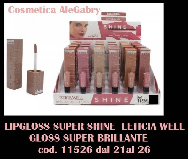 lipgloss super shine Leticia Well