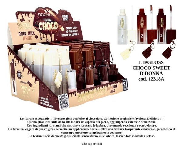 lipgloss choco sweet D'Donna