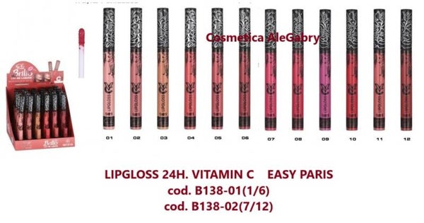 lipgloss con vitamina C Easy Paris
