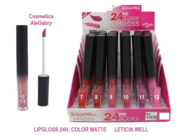 lipgloss 2h color matte Leticia Well