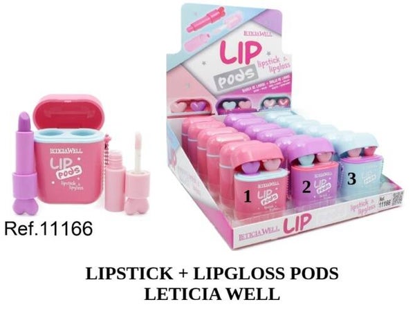 lipstick e lipgloss pods Leticia Well
