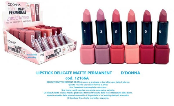 rossetto delicate matte permanent D'Donna