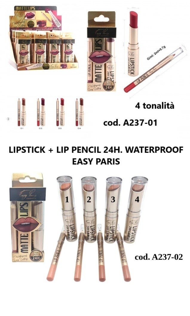 matita labbra + rossetto Easy Paris
