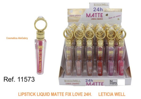 rossetto liquid matte fix love Leticia Well