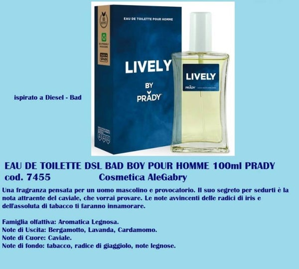eau de toilette lively Prady