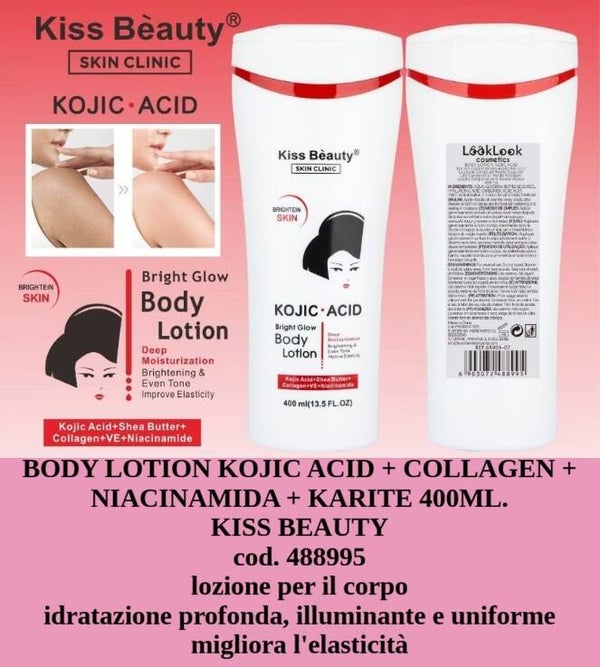 lozione corpo con acido kojico Kiss Beauty