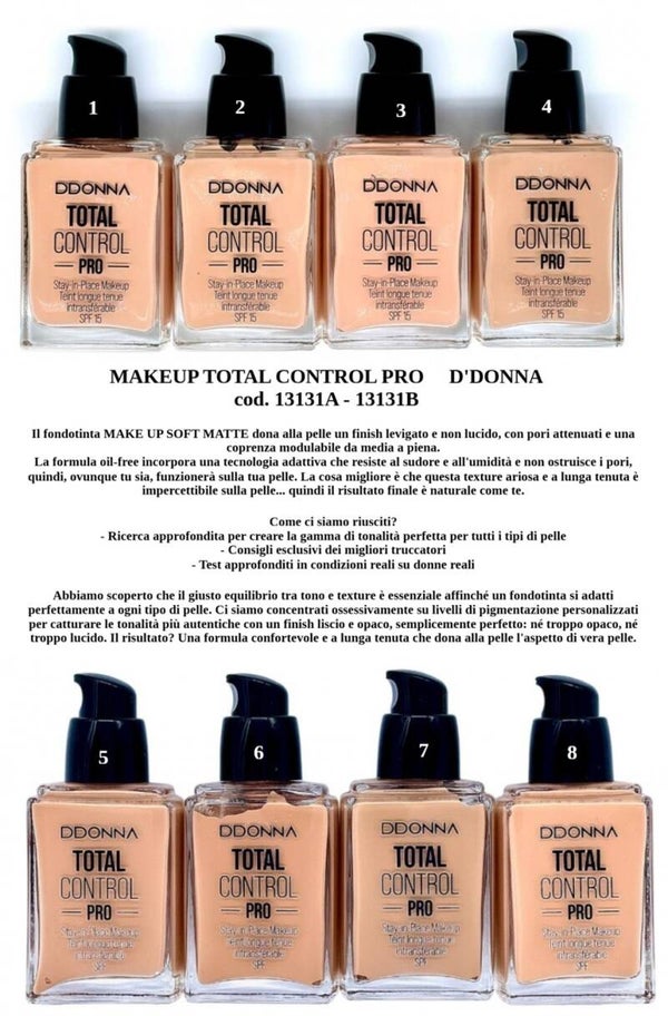 make up total control pro D'Donna