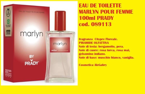 eau de toilette marlyn Prady