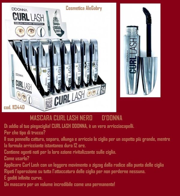 mascara curl lash nero D'Donna