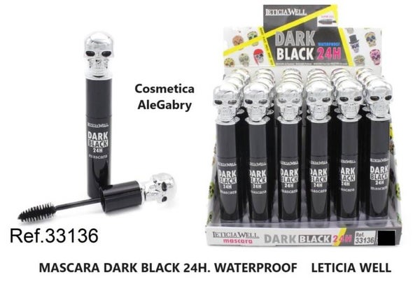 mascara dark black Leticia Well