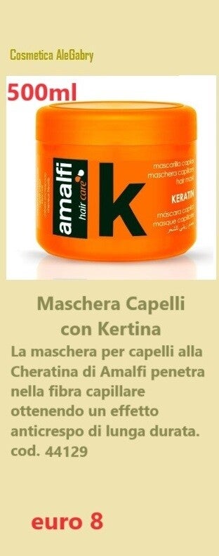 maschera capelli alla keratina Amalfi