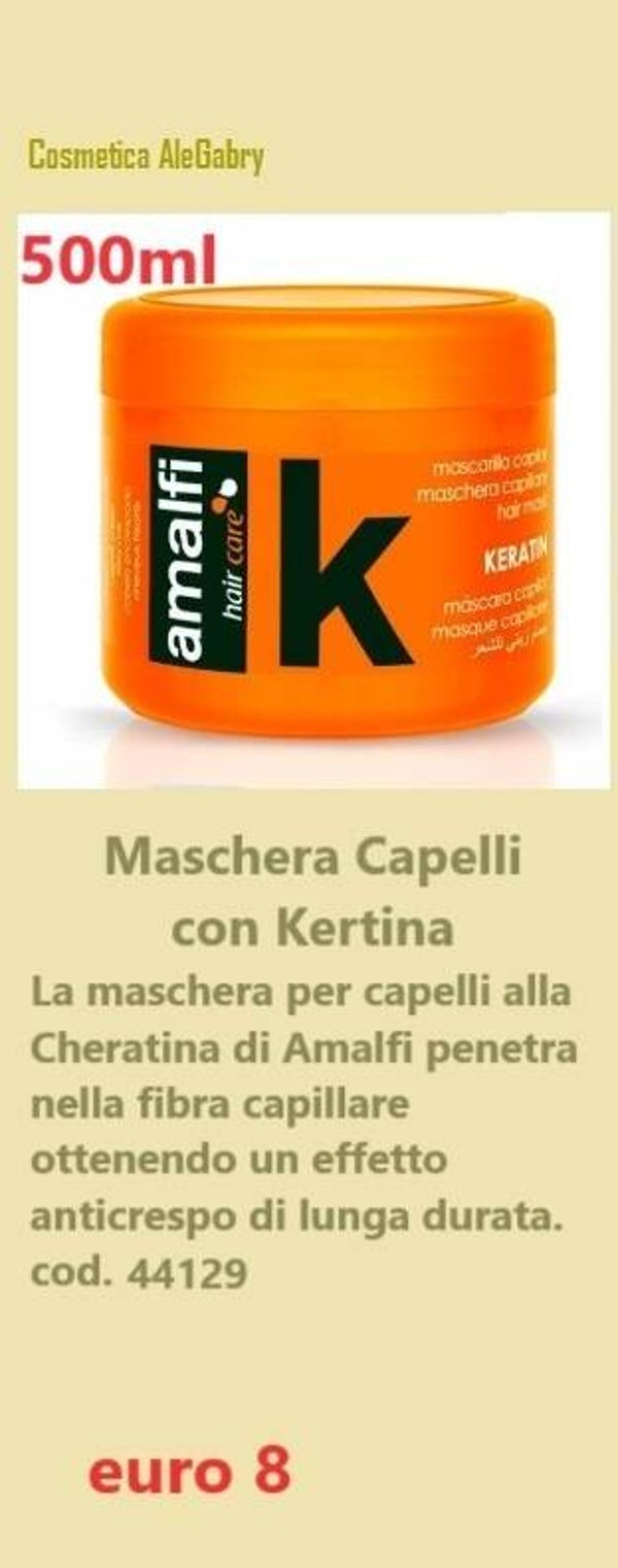 maschera capelli alla keratina Amalfi