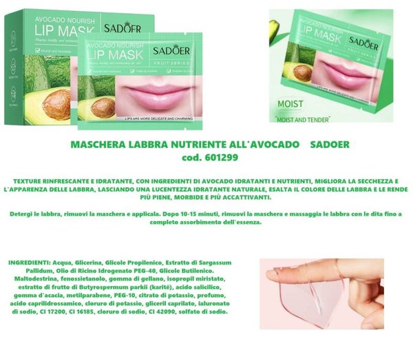maschera labbra Sadoer