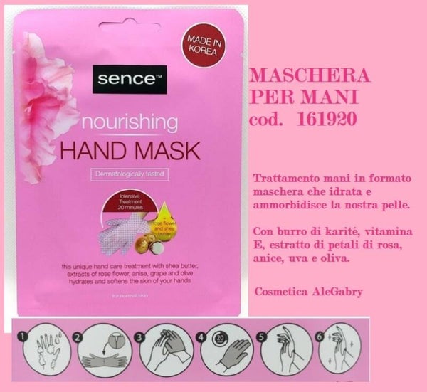 maschera mani Sence