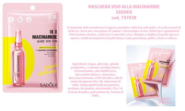 maschera viso coreane Sadoer