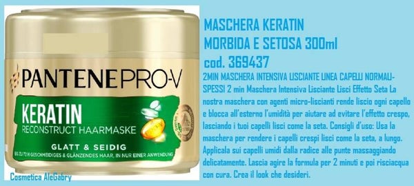 maschera keratin Pantene