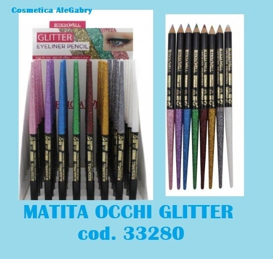 matita occhi glitter Leticia Well