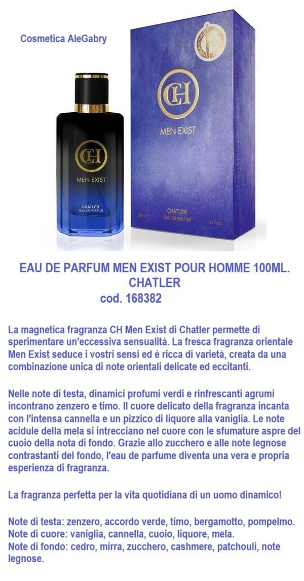 eau de parfum men exist Chatler