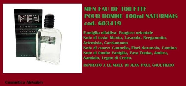 eau de toilette men Naturmais