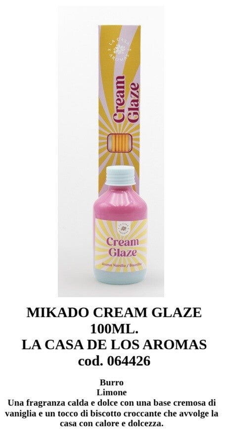 mikado cream glaze La casa de los aromas