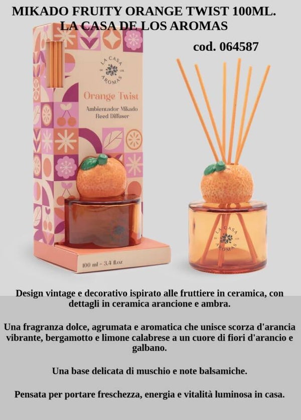 mikado fruit orange twist La casa de los aromas