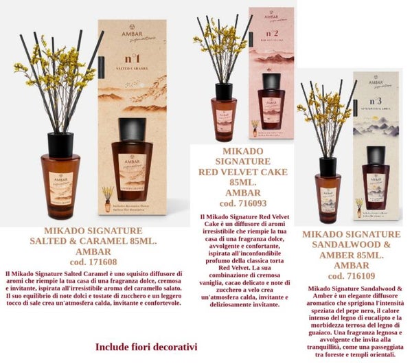 mikado signature 85ml Ambar