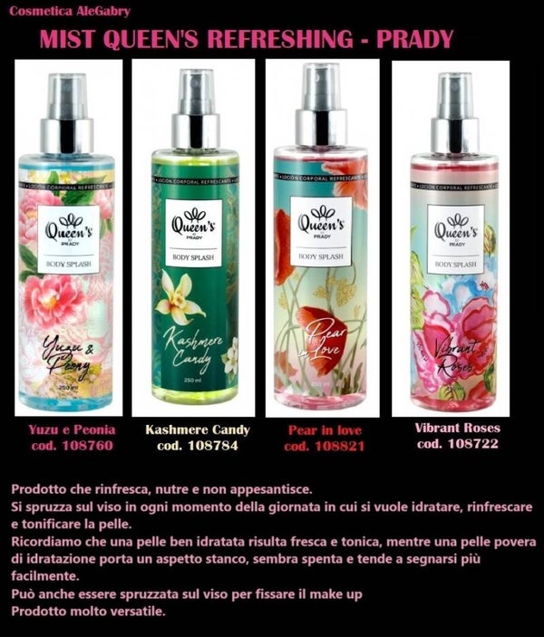 mist queen's refreshing Prady
