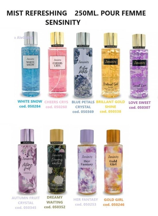 mist refreshing pour femme Sensinity