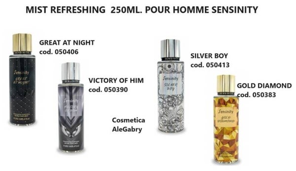 mist refreshing pour homme Sensinity