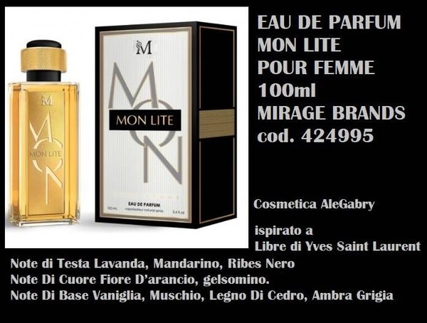 eau de parfum mon lite Mirage Brands