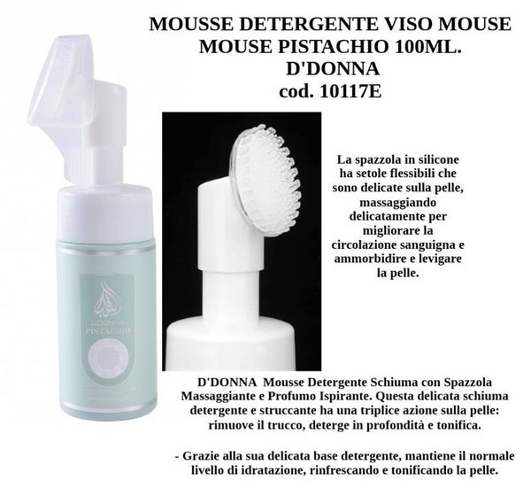 mousse detergente con spazzola D'Donna