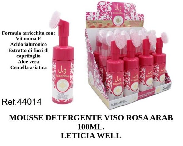 mousse detergente viso candy arab Leticia Well