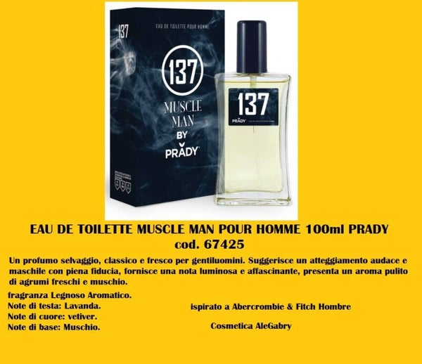 eau de toilette muscle man Prady