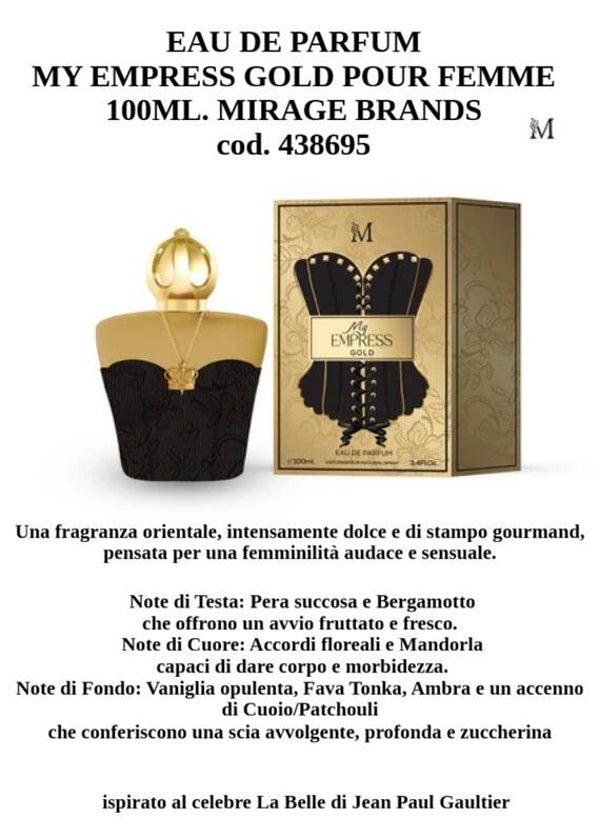 eau de parfum my empress Mirage Brands