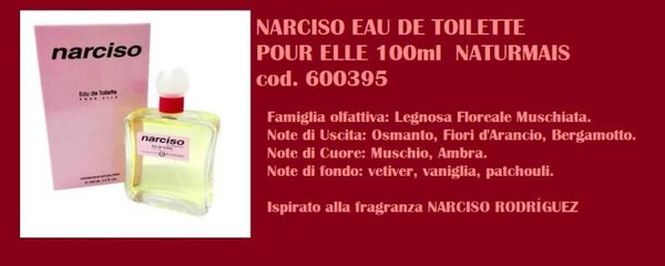 eau de toilette narciso Naturmais