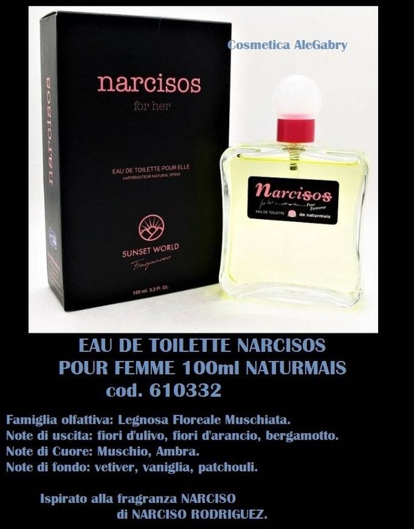 eau de toilette narcisos Naturmais