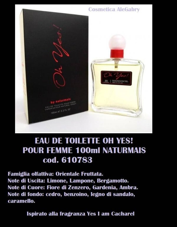 eau de toilette oh yes! Naturmais