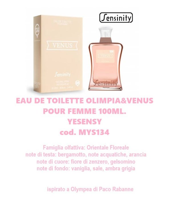 eau de toilette olimpia&venus  Yesensy