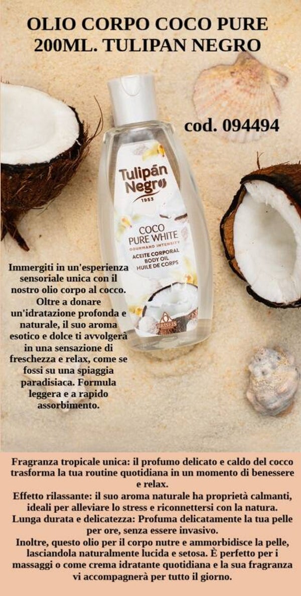 olio corpo coco pure Tulipan Negro