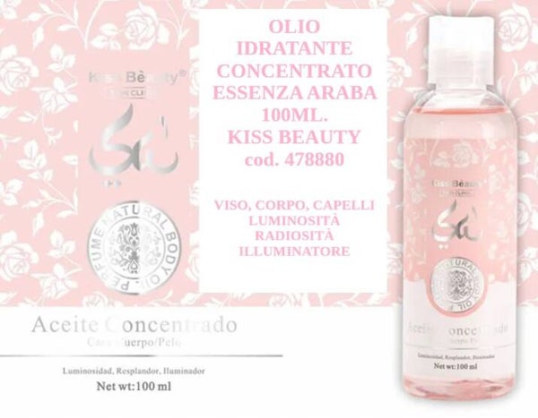 olio idratante concentrato essenza araba Kiss Beauty