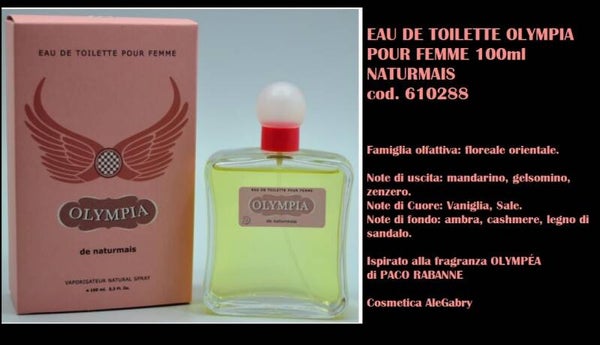eau de toilette olympia Naturmais