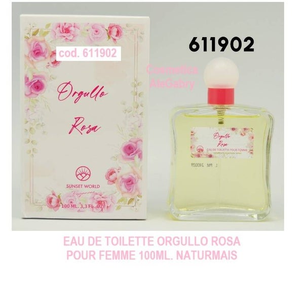 eau de toilette orgullo rosa Naturmais