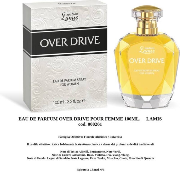 eau de parfum over drive Lamis