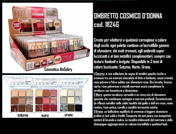 palette ombretti cosmico D'Donna