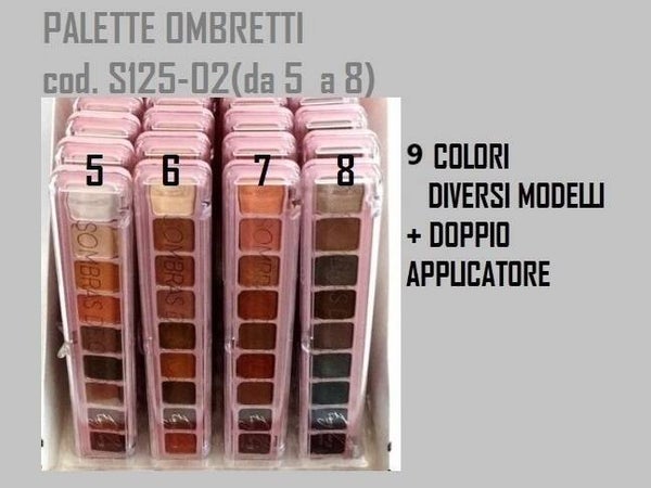 ombretto 9 colori Easy Paris