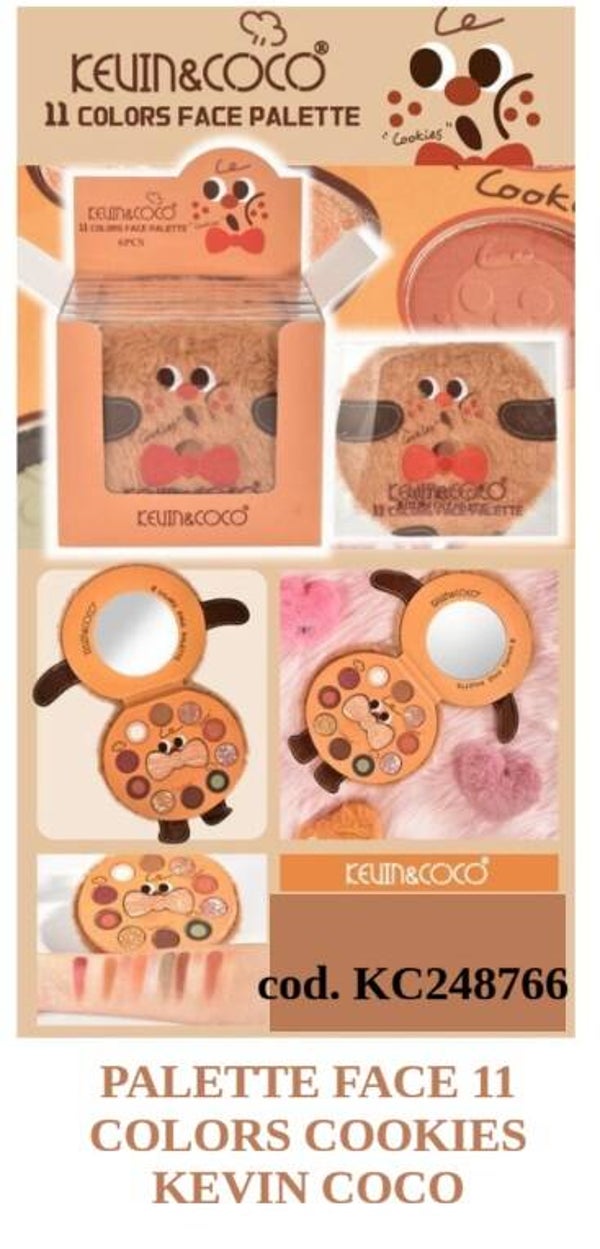 palette face cookies Kevin & Coco