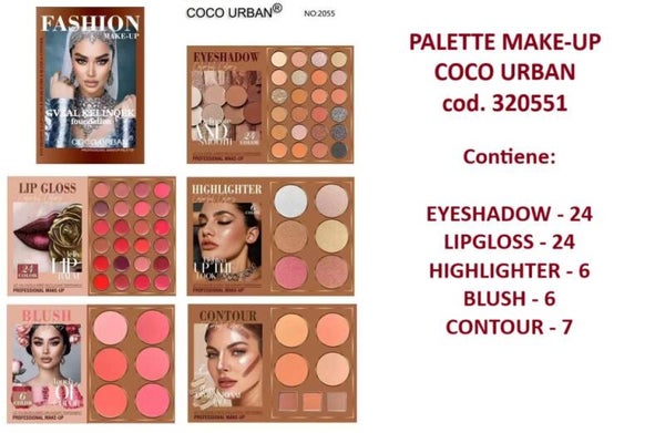 palette make up Coco urban