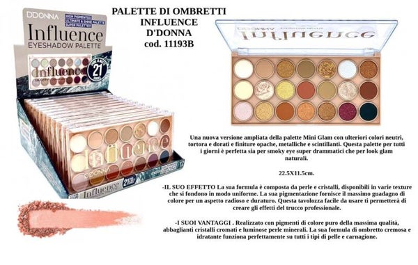 palette ombretti influence D'Donna